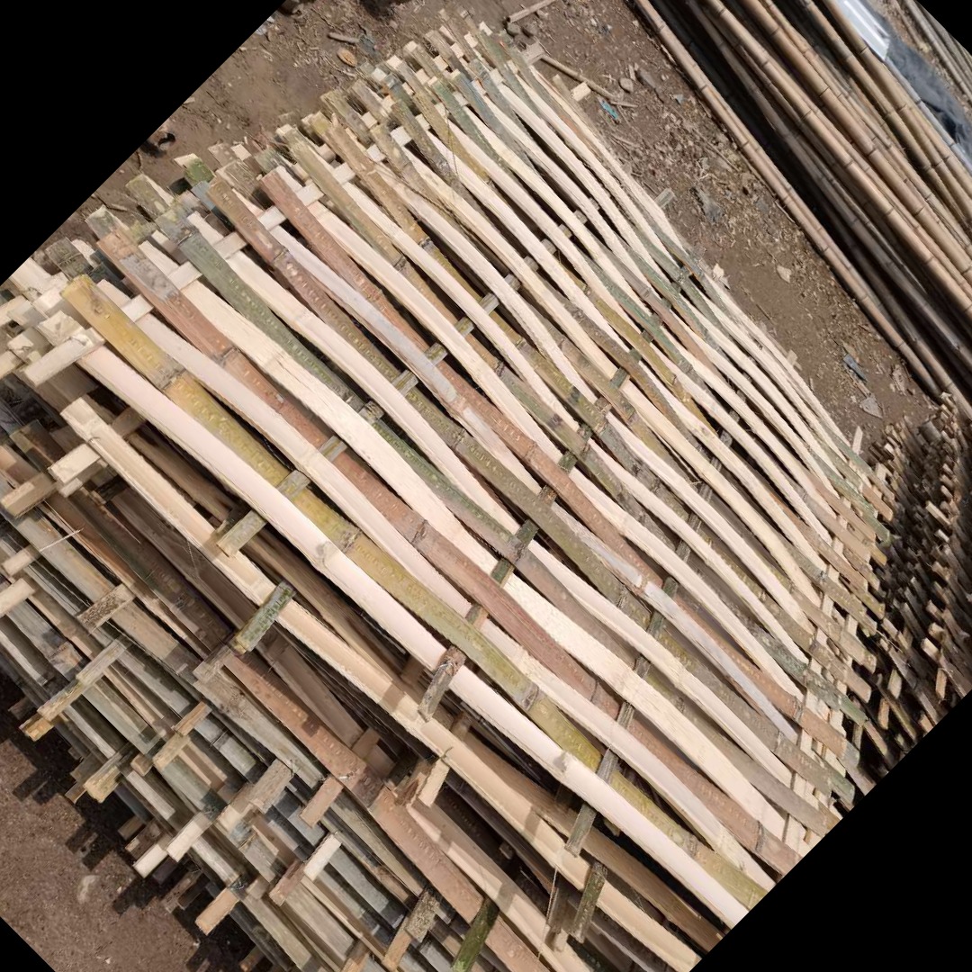 崔琦竹木 竹芭片厂家 竹板批发 100x120的竹架板 房屋外立面装修用竹片 长宽可定制图片