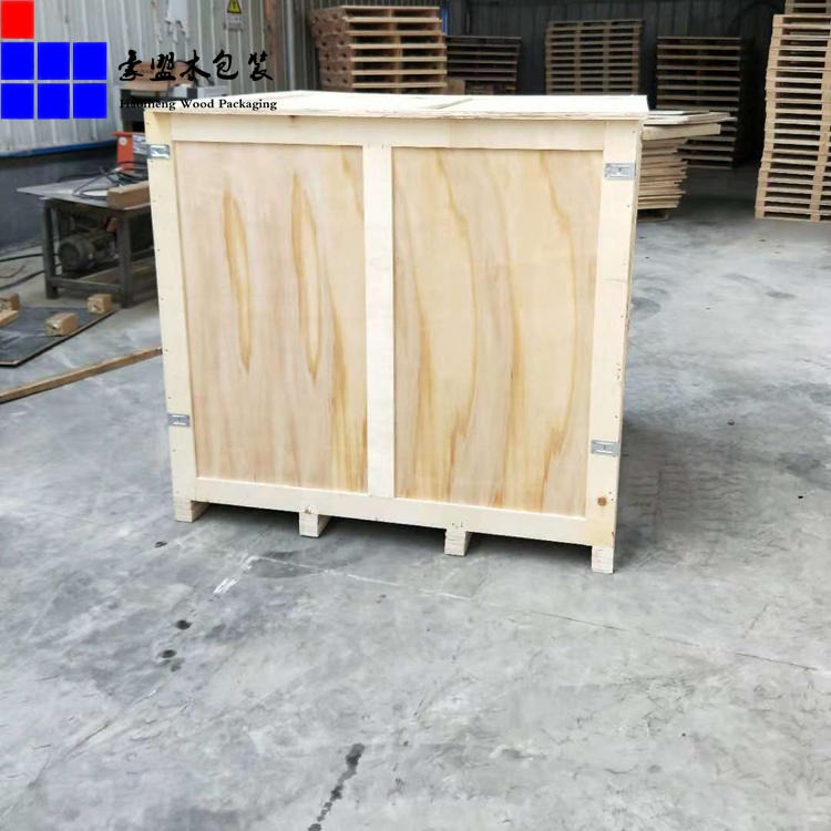 青岛市北木质包装箱厂家定做木箱 外形美观