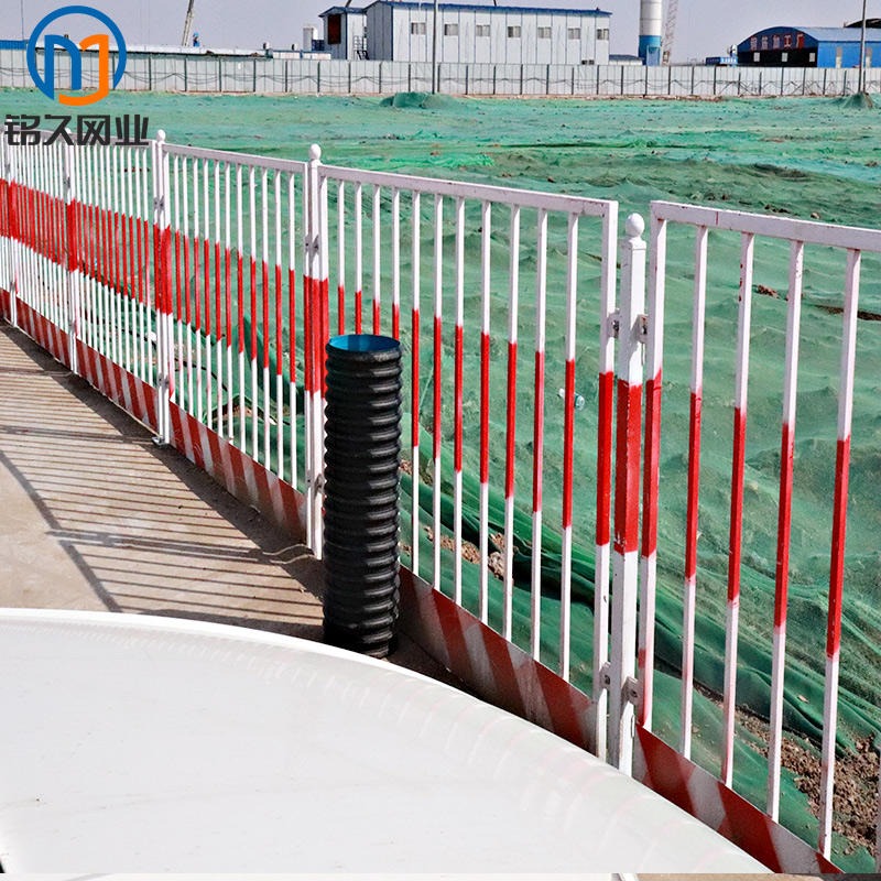 铭久现货工地定型化临边防护栏 基坑护栏 建筑施工安全围栏红白栏杆当天发