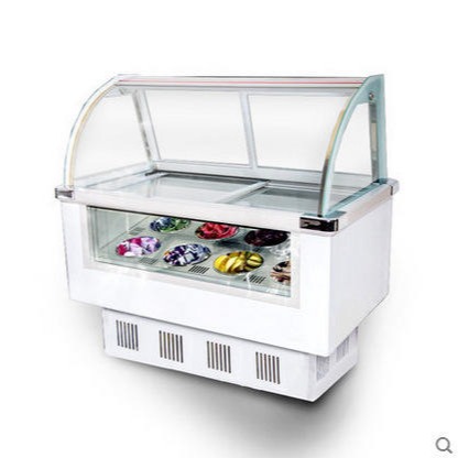 莱芜冰淇淋展示柜 冰激凌柜硬质冰淇淋展示柜 硬冰淇淋冷冻柜 冰淇淋柜子