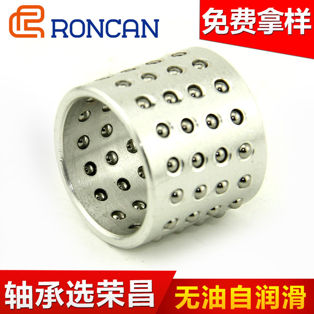 品牌RONCAN 生产销售 滑动不锈钢法兰轴承 金属耐磨滑动轴承