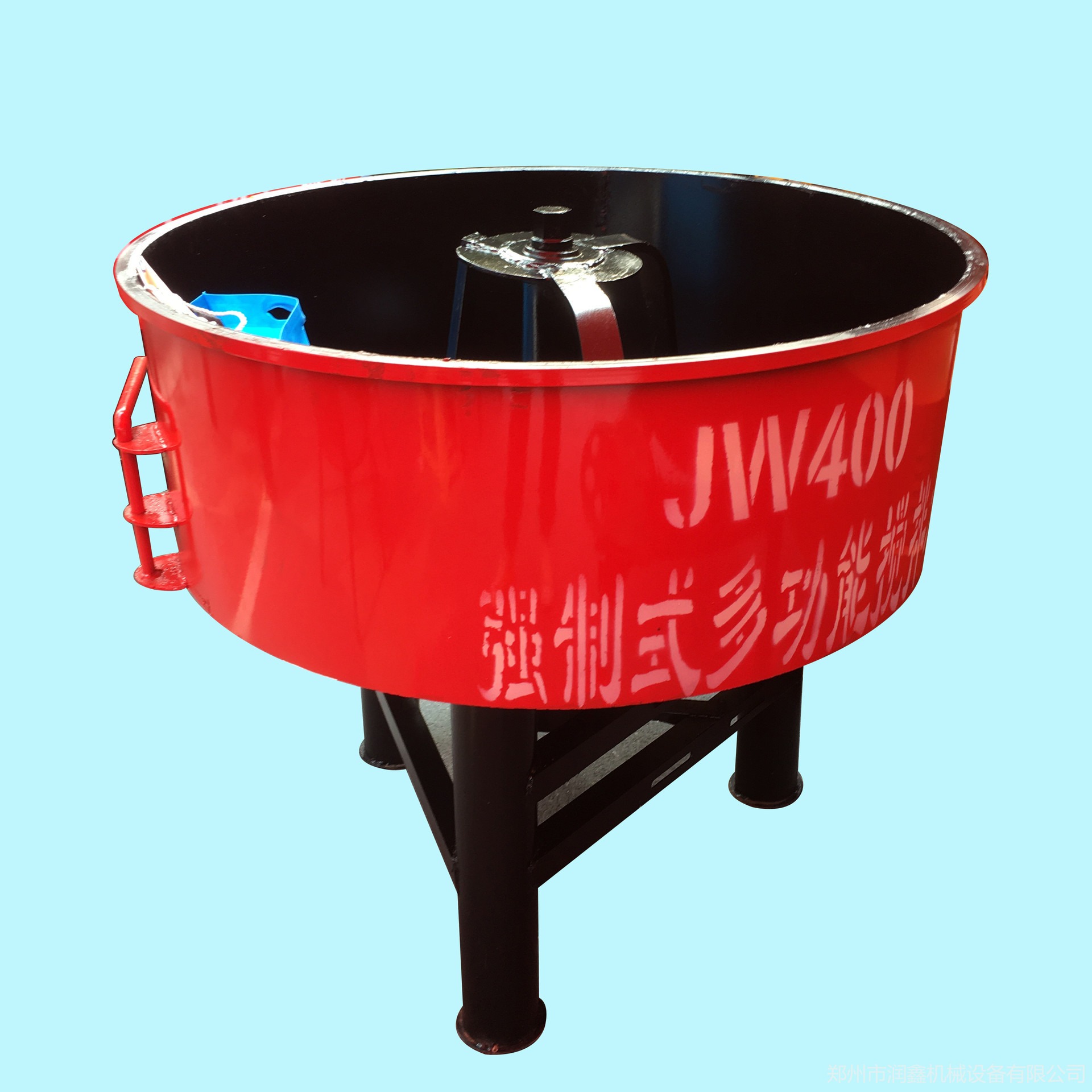 混凝土平口搅拌机 润鑫 JW400型搅拌机 立式平口多功能混合搅拌机 平口搅拌机价格图片
