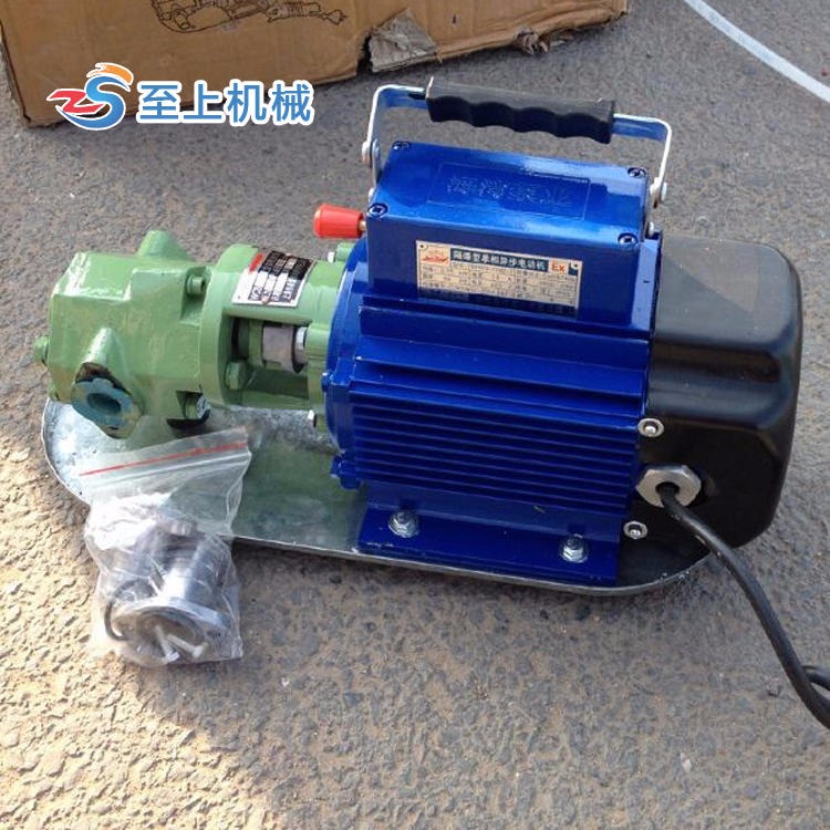 WCB微型手提式齿轮油泵 手提齿轮泵 微型齿轮泵 至上机械