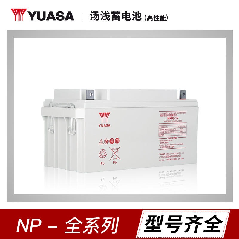 汤浅(YUASA)NP24-12免维护蓄电池12V24AH电梯应急门禁38AH风力发电UPS