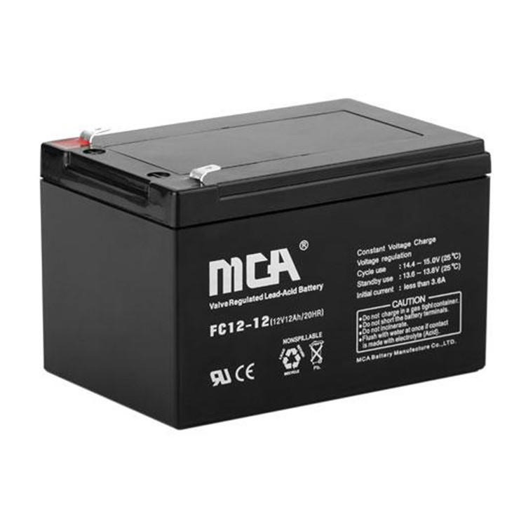 MCA蓄电池FC12-18中商国通铅酸蓄电池12V18AH高低压配电柜 直流屏 UPS/EPS应急电源配套图片