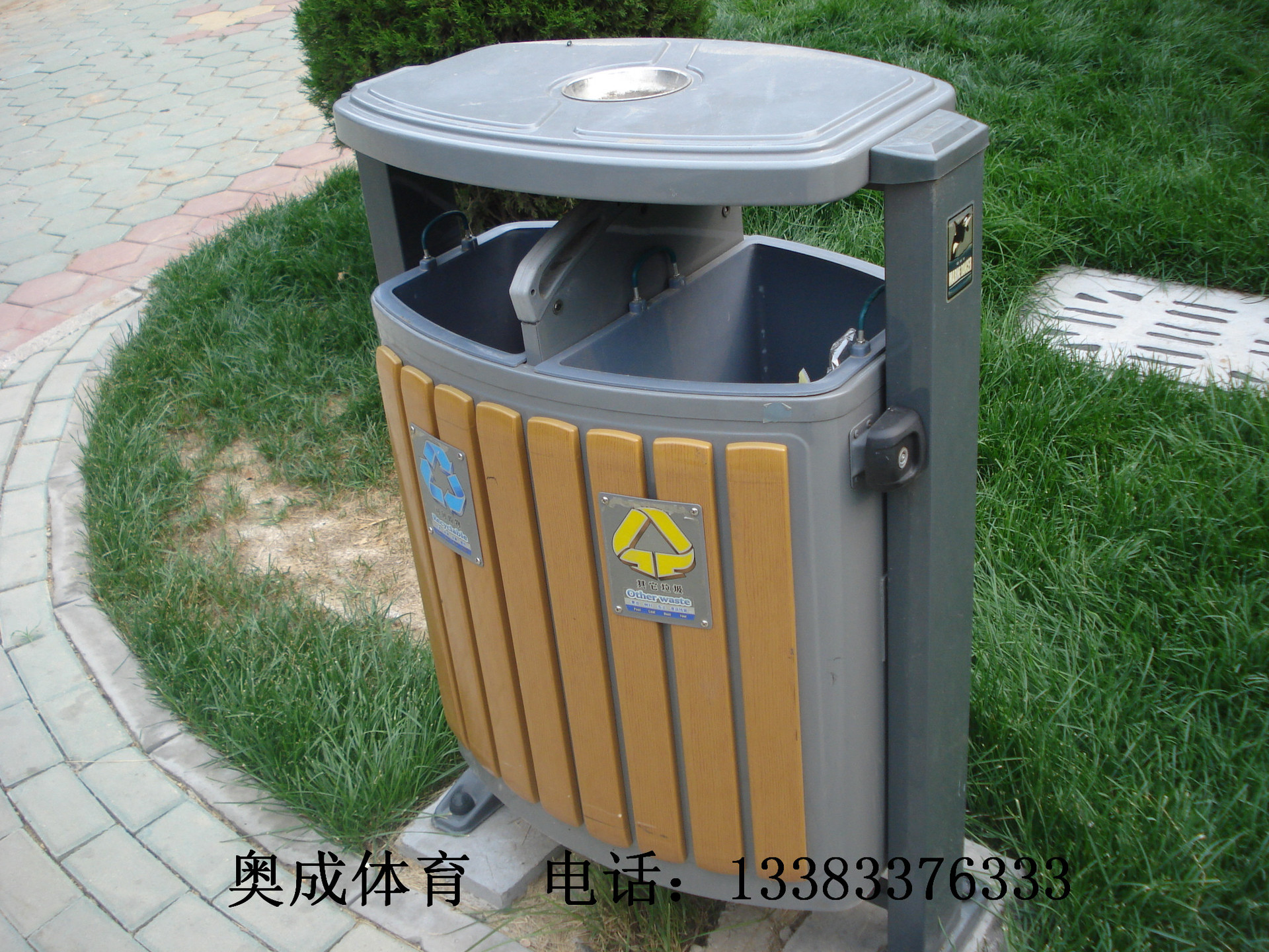 环卫垃圾桶/果皮箱/塑料垃圾桶价格/不锈钢垃圾桶厂家/分类拉圾桶示例图8