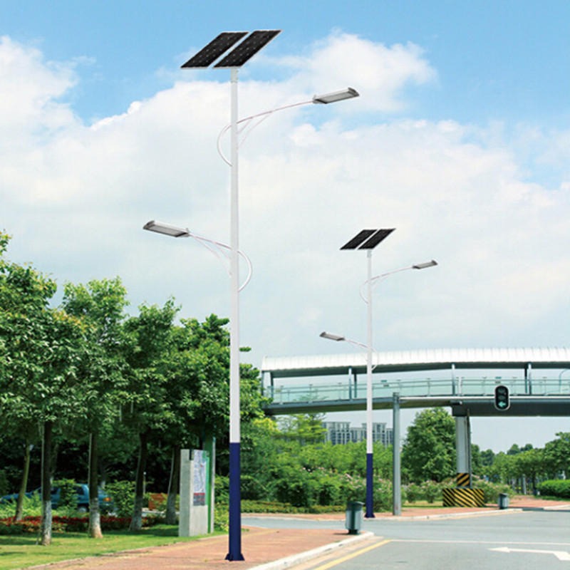 佛山6米太阳能路灯 勤跃生产40wLEd路灯厂家 QY-36155全年零电费路灯