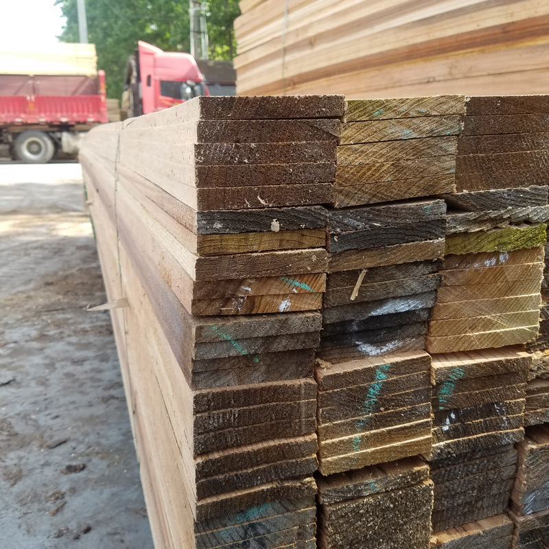 邦皓木业供应日本柳杉木方定加工物流打木架杉木条屋顶改造屋面板材