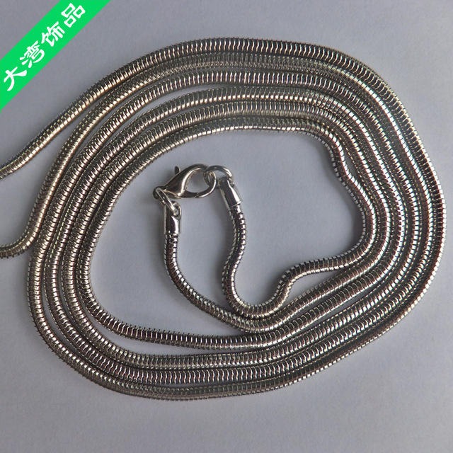 量大从优 厂家生产直销不锈钢圆蛇链 蛇骨链条批发长度可定做