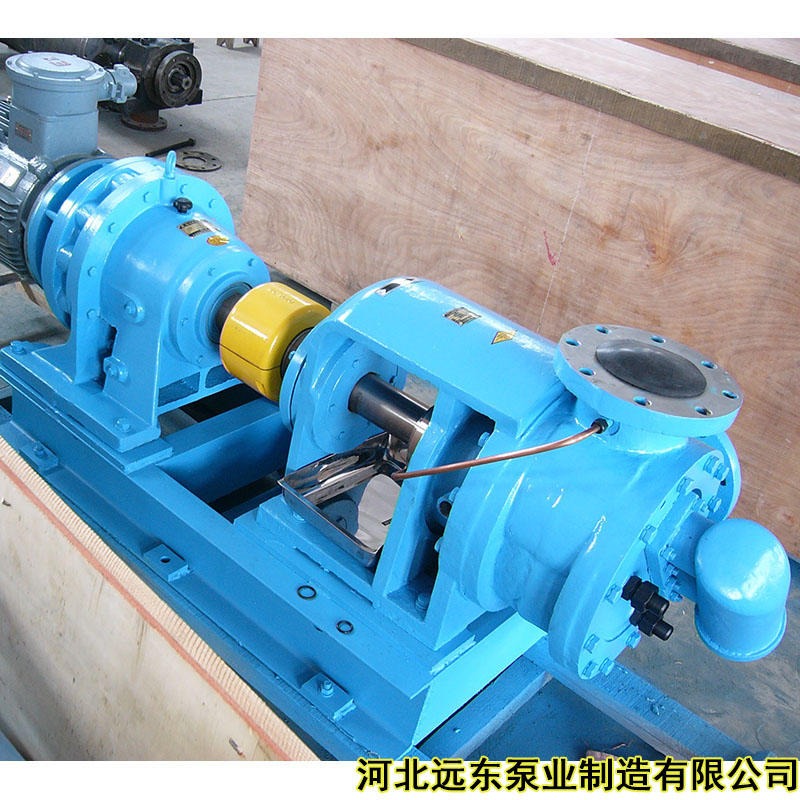 松香改性输送泵用NYP220B-RU-T1-W51内啮合转子泵,口径220法兰连接-远东泵业图片