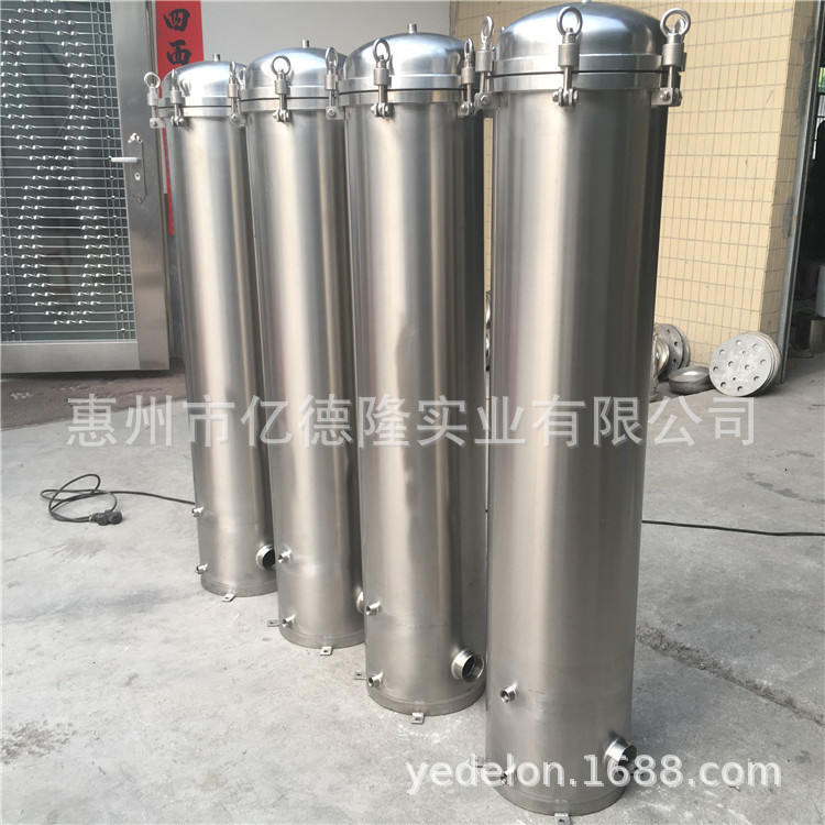 深圳304袋式过滤器 东莞单袋水处理过滤器 惠州江门1号布袋过滤器示例图6