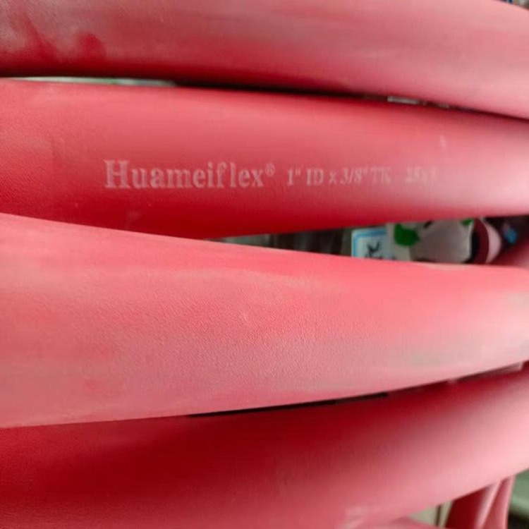 彩色空调橡塑管 华美带铝箔橡塑保温管 加工定做各种型号橡塑海绵管