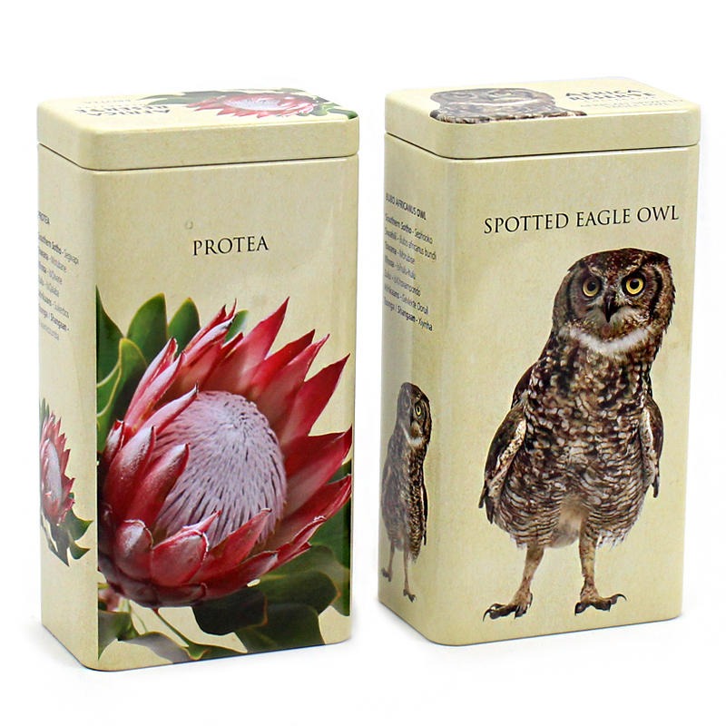 马口铁茶叶罐生产厂家 长方形茶叶铁罐设计 麦氏罐业 咖啡铁盒子包装 金属盒包装