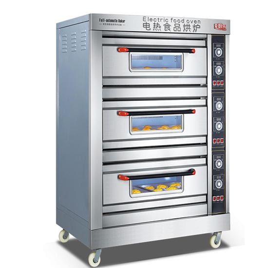 爱厨乐烤箱三层三盘电烤箱烤炉商用烤箱食品烘培配套设备  厂家直销