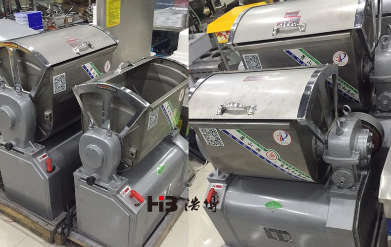 杭州萧山牌HWJ25型 浆板式/花环式选择包子和面机 25公斤和面机示例图14
