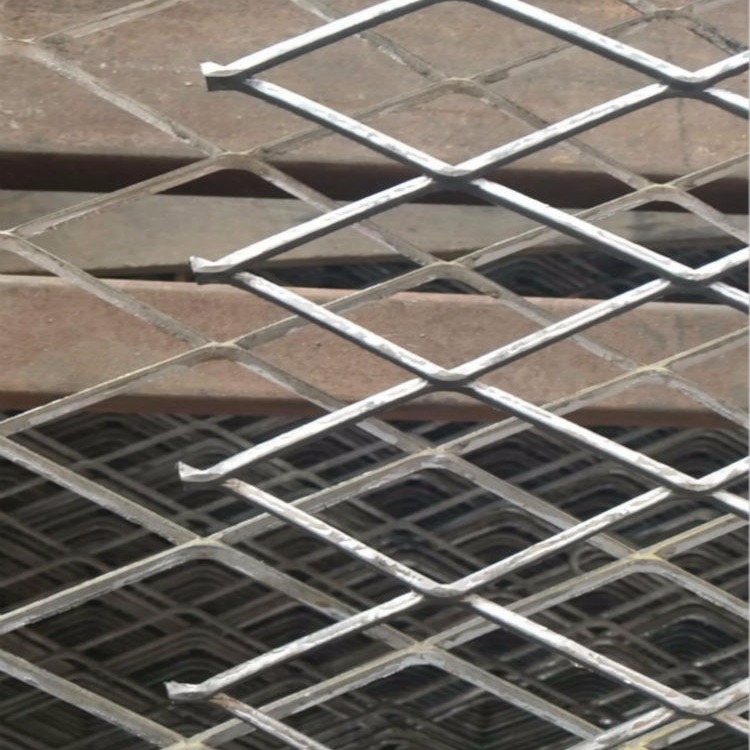 钢板网片 冲压板网 也叫拉伸菱形网 游乐场设施踏板 高空防护护栏
