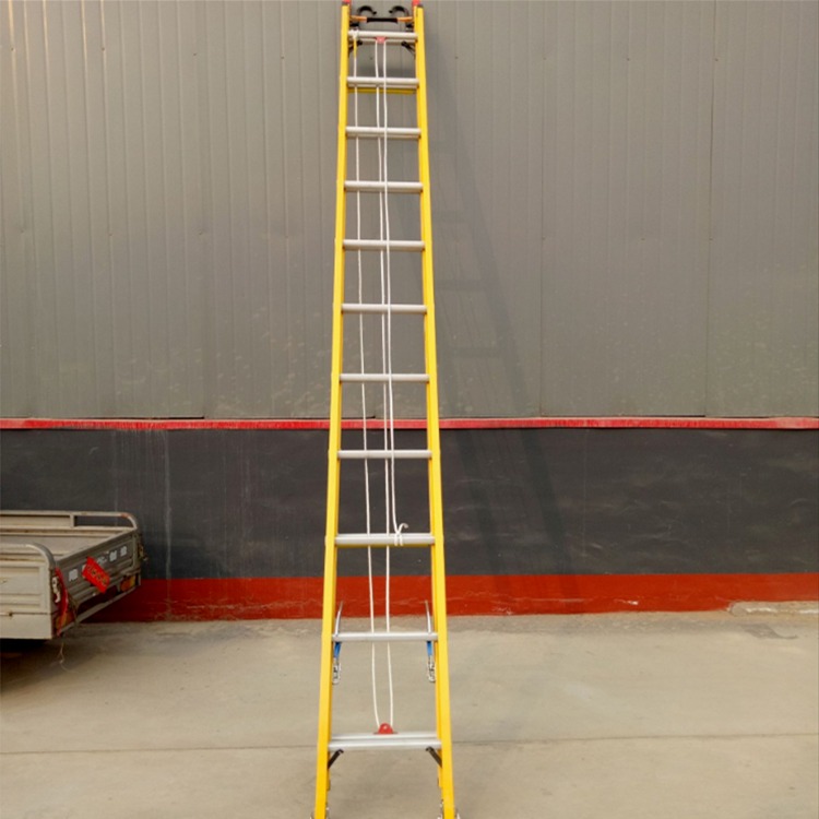 4米玻璃钢单升降梯 升降绝缘检修梯 报价表JYT-YW 英威品质
