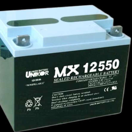 友联蓄电池MX12550储能应急电池厂家直销12V55AH UPS专用电池