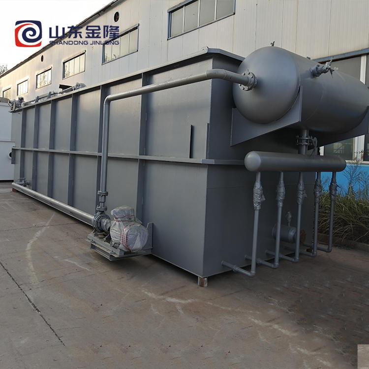 平流式溶气气浮机 酱菜厂污水处理设备 一体化气浮成套污水处理设备 金隆环境 实地验厂
