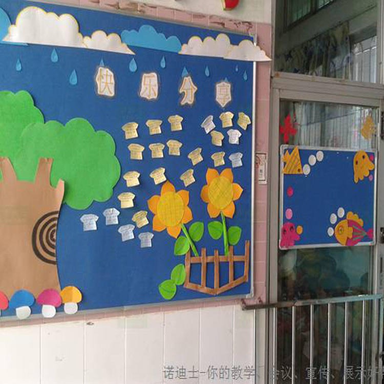 广州厂家定做诺迪士教学软木展示布板  壁挂式企业水松展示板