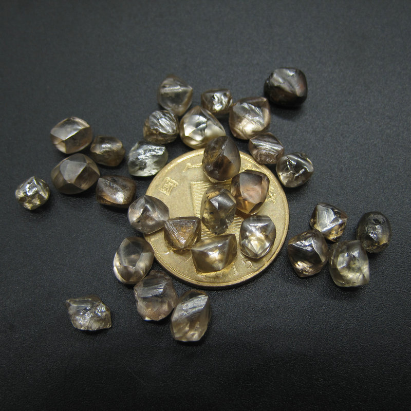 推荐天然金刚石颗粒 天然钻石原石1-1.8克拉超硬材料示例图7