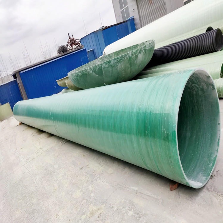 玻璃钢管道按需定制厂家直供强圆盛发玻璃钢通风管道电缆缠绕管