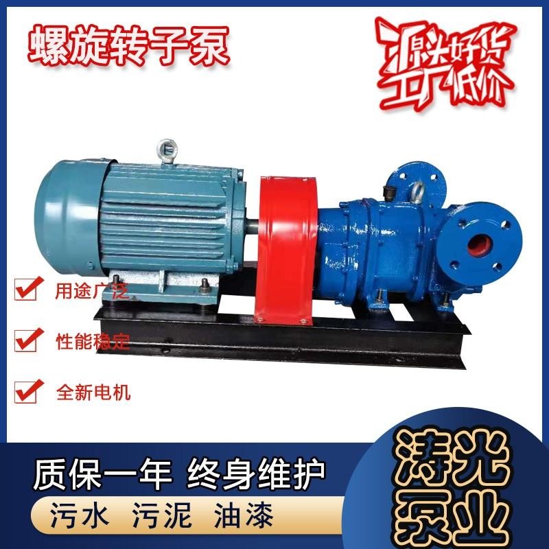 LZB25螺旋转子泵 包胶转子泵 污泥泥浆污水输送泵