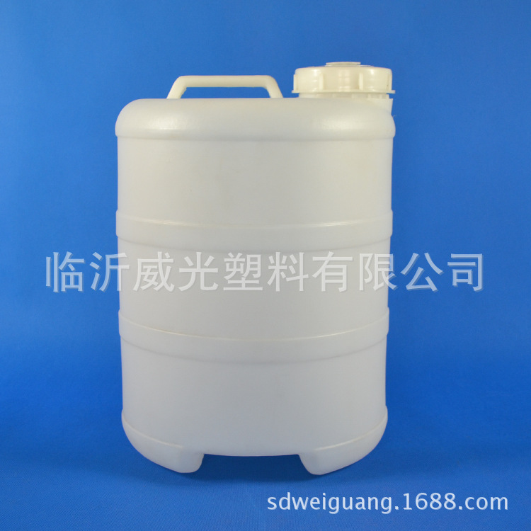 WG20L【厂家直供】白色塑料包装桶圆形桶20升酒桶示例图4