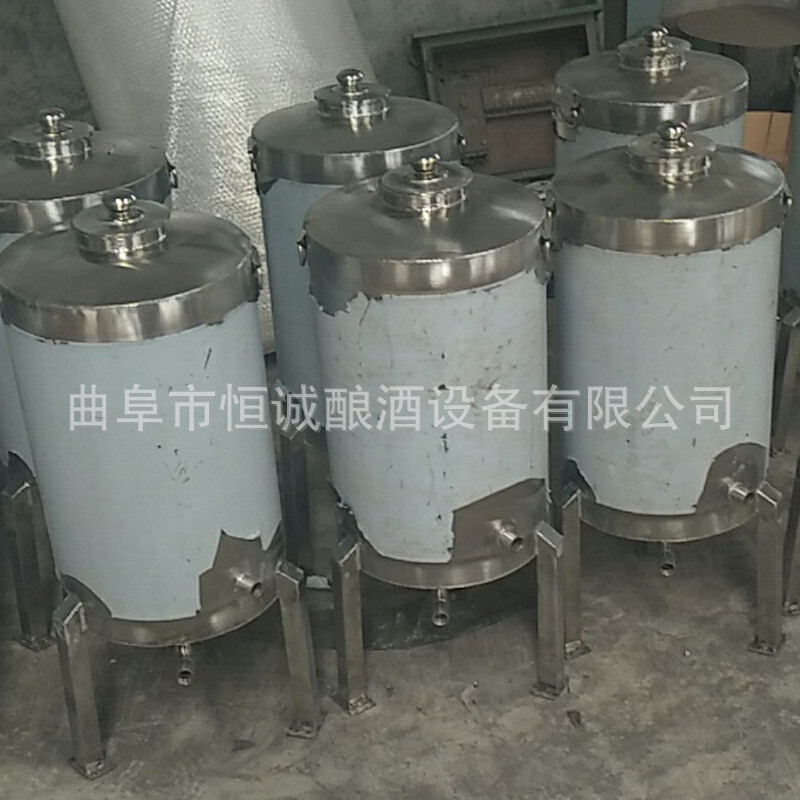 专业定制不锈钢移动式酒桶 食品级304材质  发酵桶储存桶示例图6