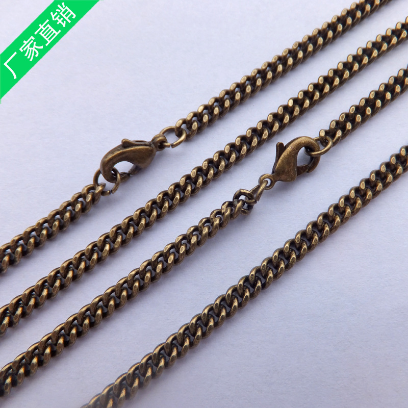厂家生产供应青古铜扭链 饰品工艺品装饰链条批发长度定做示例图2