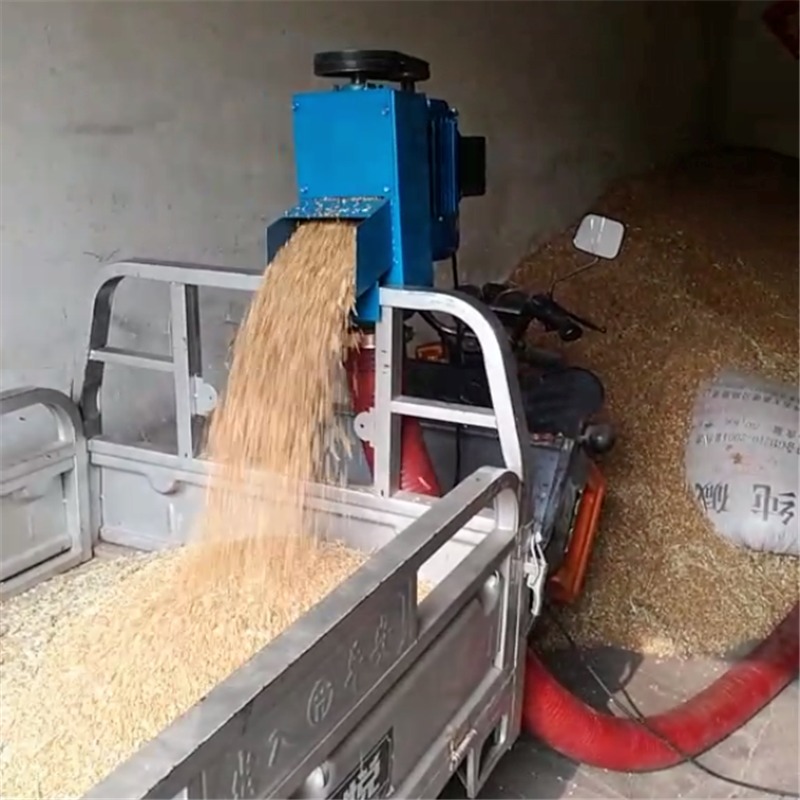 收粮户专用车载吸粮机 可移动螺旋式软管抽粮机  全自动电动抽粮机图片