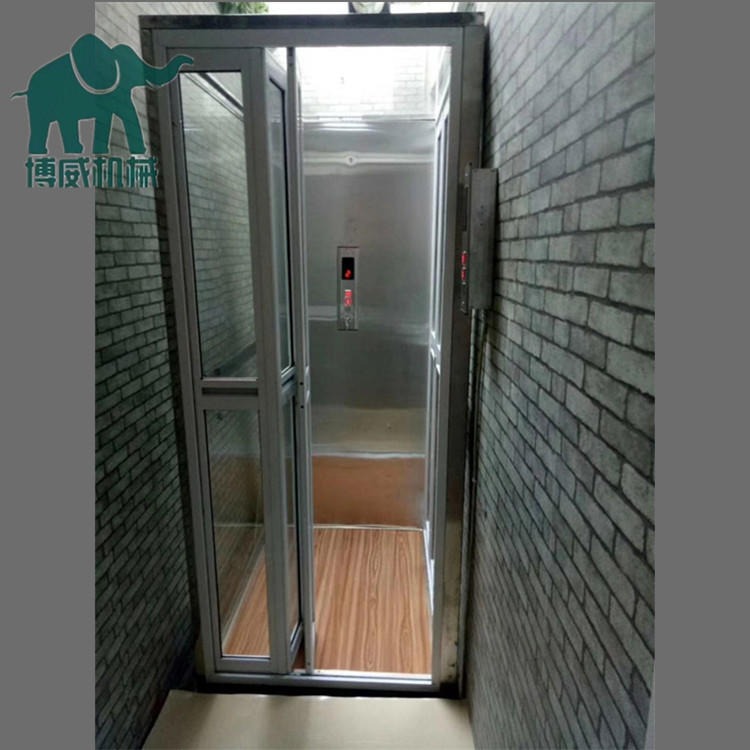 博威电梯曳引式家用电梯  家用电梯别墅电梯整体解决方案供应商 室内外家用升降梯