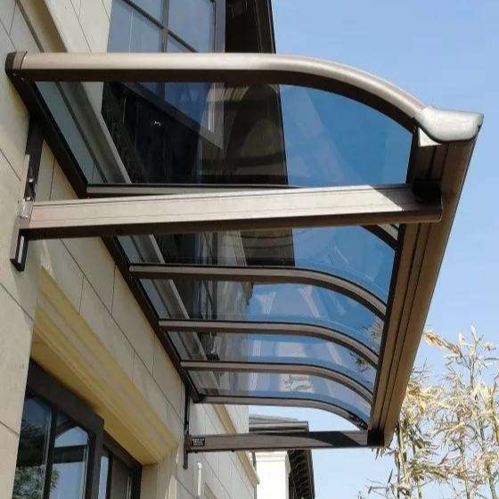 阳台雨棚 窗台雨棚 铝合金雨棚 R型、L型