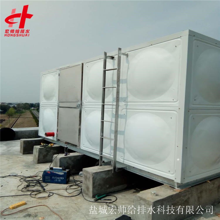 苏州不锈钢消防水箱生产厂家 不锈钢方形水箱定做 组合式消防水箱供应