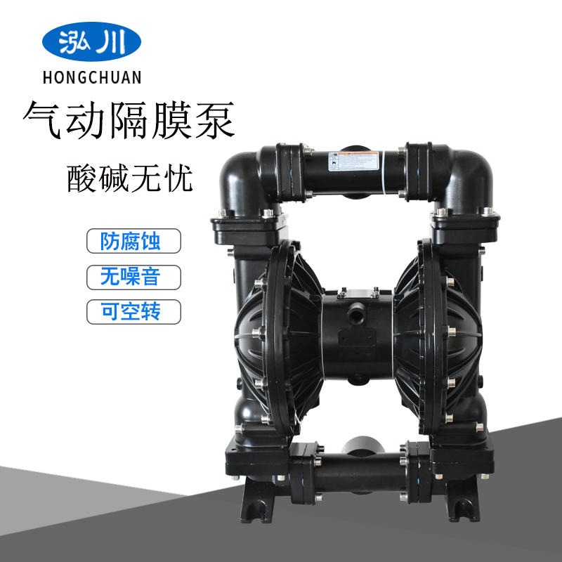 台湾泓川RICO铸铁气动隔膜泵 GY15进口小型双气动隔膜泵