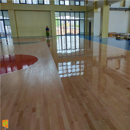 常熟柞木运动木地板  篮球馆木地板厂家  欧氏地板