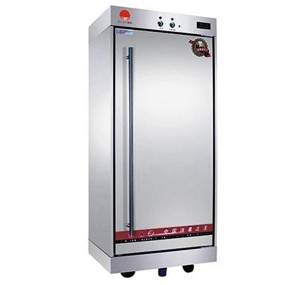 亿高商用消毒柜 RTP350H高温热风循环消毒柜 单门餐具消毒柜 不锈钢门厨房保洁柜