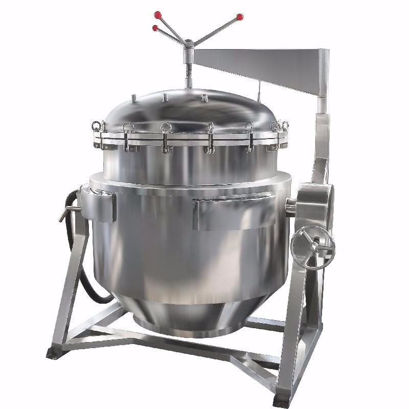 LZ-300L大型全自动纳豆煮锅 隆泽高温高压煮锅 商用煮小黄豆设备 蒸纳豆机器图片