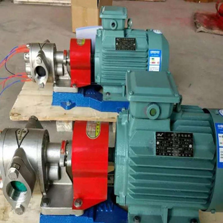12不锈钢齿轮泵 森鑫 KCB齿轮油泵 耐腐蚀液体输送泵