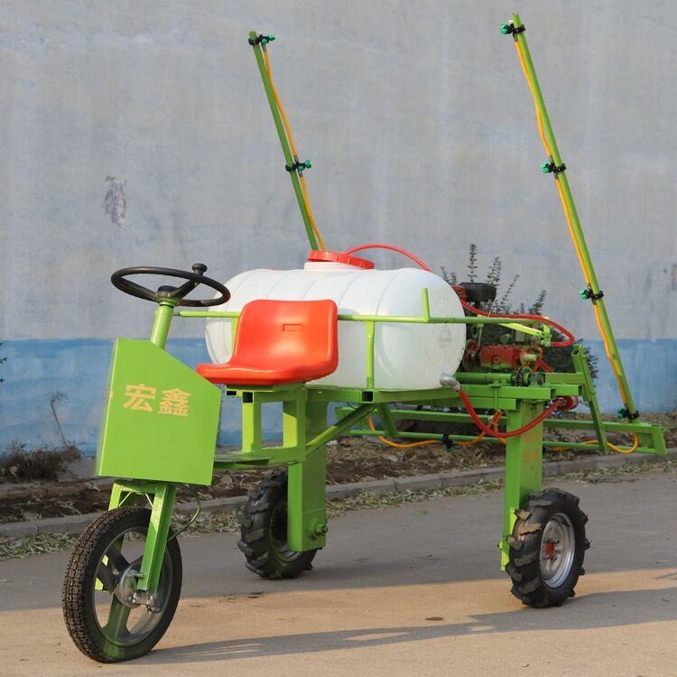 乘坐式果树打药机 自走式折叠杆喷雾机 玉米花生水稻此柴油打药机