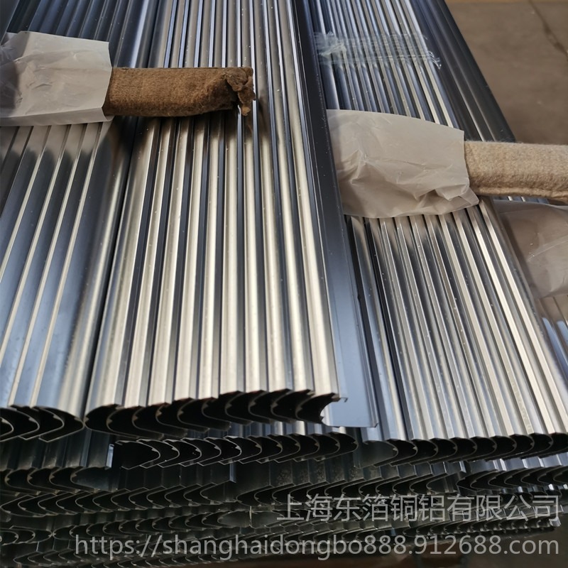 上海东箔直供工业铝型材楼梯栏杆扶手  表面处理氧化