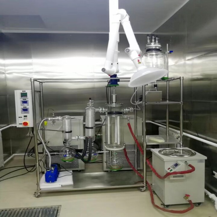 小型 真空薄膜蒸发器 AYAN-B100 实验室用分离蒸发装置 可定制