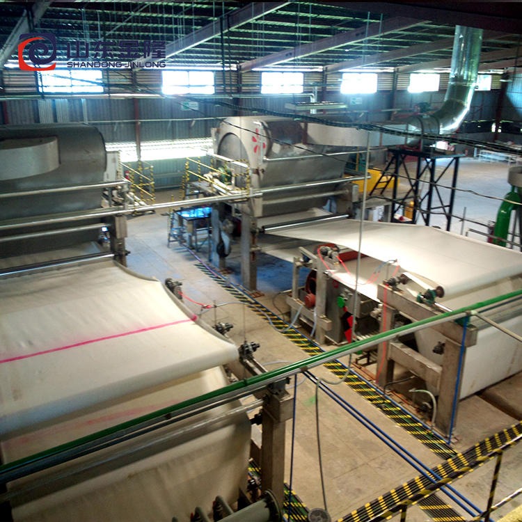 化学浆造纸设备 木浆成型造纸机 圆网卫生纸机生产厂家 造纸机器设备 山东金隆