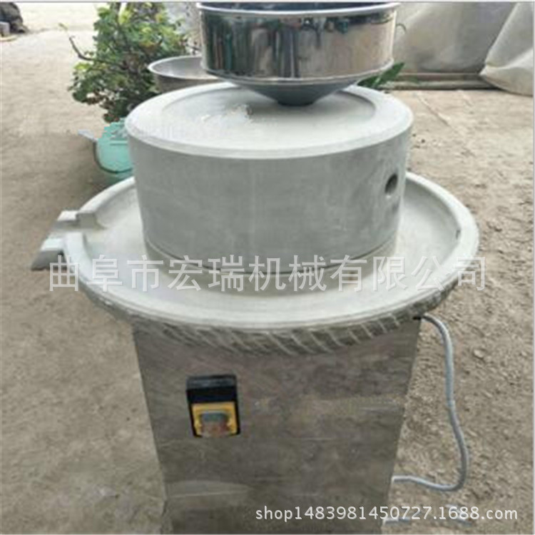 米浆电动石磨石磨机厂家促销石磨机技术说明石磨机价格低廉