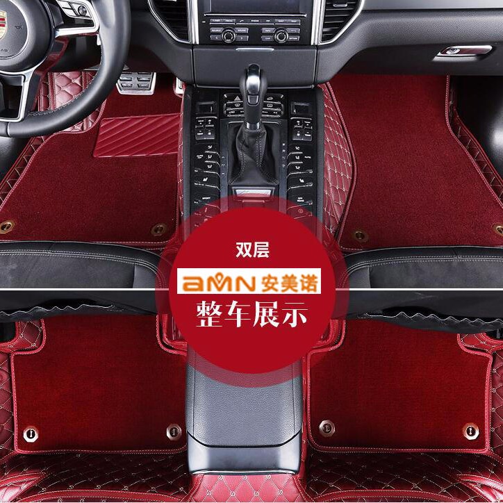 特斯拉 Model 3汽车脚垫，安美诺品牌脚垫，厂家直发 在线定制款脚垫图片