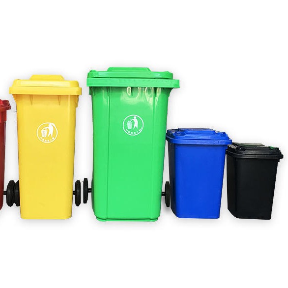 鄂州塑料垃圾桶 环卫塑料垃圾桶 挂车塑料垃圾桶厂家