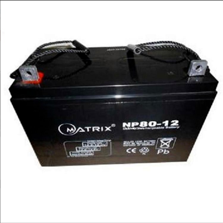 MATRIX矩阵12V80AH蓄电池UPS专用电源 矩阵蓄电池NP80-12通信基站电池图片
