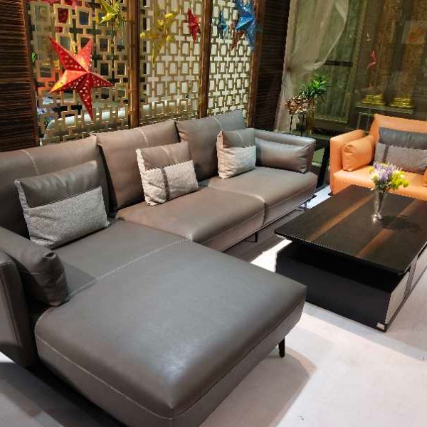 广州上百种沙发 简约现代布艺沙发 大小户型客厅整装家具可拆洗U型布沙发套装组合