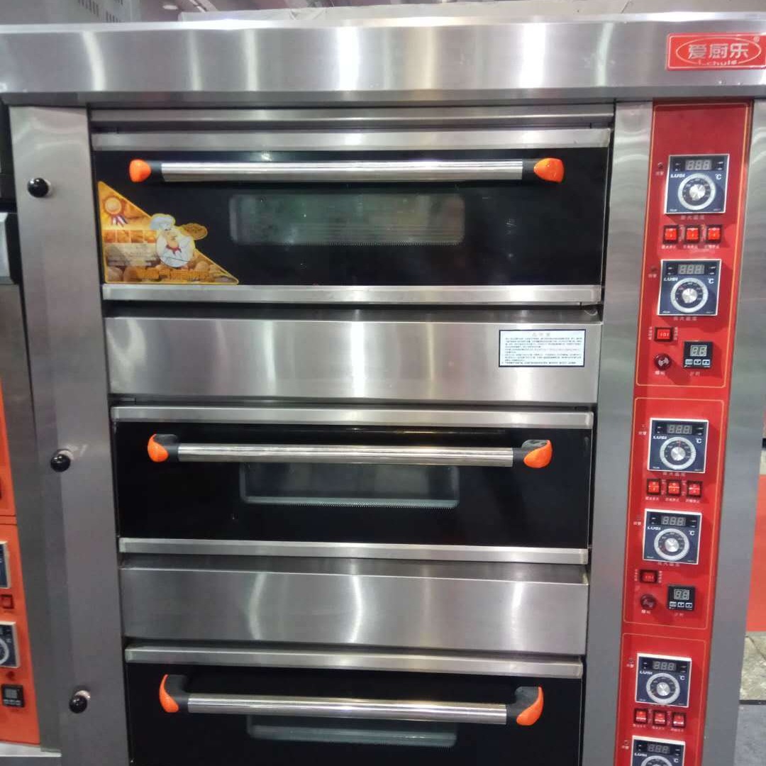 德州商用电烤箱 爱厨乐ACL-3-6D电烤箱 三层六盘电烤箱  大型面包蛋糕烤箱电烘炉