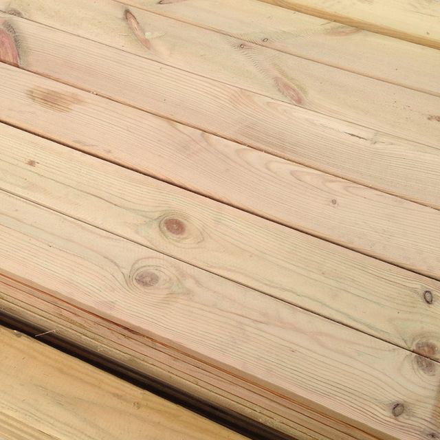 山东昌盛防腐木实木地板樟子松防腐木户外地板木料厚木材板大量供应防腐木地板